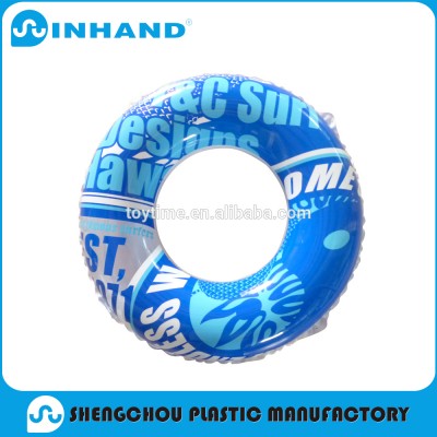 Attractive decorative inflatable pvc swim life buoy ring for kids