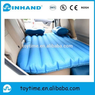 2017 hot sell inflatable air lazy car sofa with logo printing