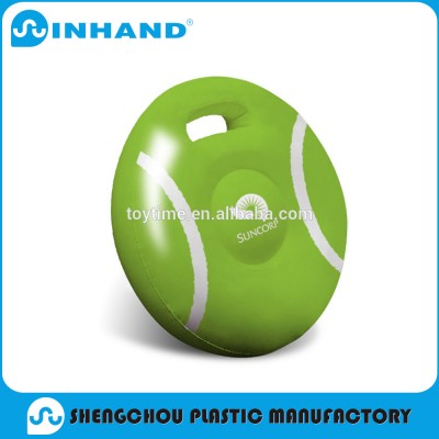 PVC inflatable cheap beach waterproof travel green pillows for promotional