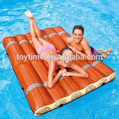 Creative design Giant size air bed pvc inflatable floating bed in air mattresses